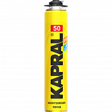 Монтажная пена KAPRAL 50 профессиональная всесезонная 750 мл