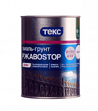 ТЕКС Грунт-Эмаль РжавоStop белый 0,9 кг (14шт/уп)