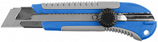 Нож 09175 Зубр с обрезиненной ручкой 25мм