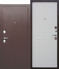 Дверь металлическая Гарда 8мм Белый Ясень 960мм левая