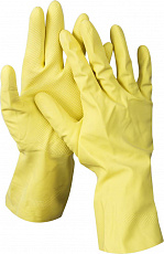 Перчатки DEXX перчатки  латексные хозяйственно-бытовые, размер S.