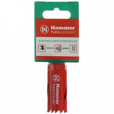 Коронка Hammer Flex 224-003 Bi METALL 22 мм
