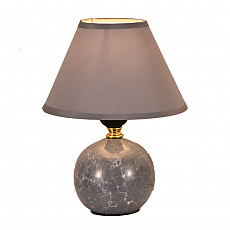 Настольная лампа 18325 GR серый/серый абажур h240 1х60W E27
