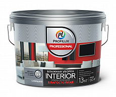 ProfiluxProfessional краска INTERIOR ВЛАЖНАЯ УБОРКА латексная для стен и потолков, 13кг