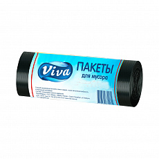 Пакеты д/мусора "VIVA" 50 шт 60 л/ПНД в рулоне